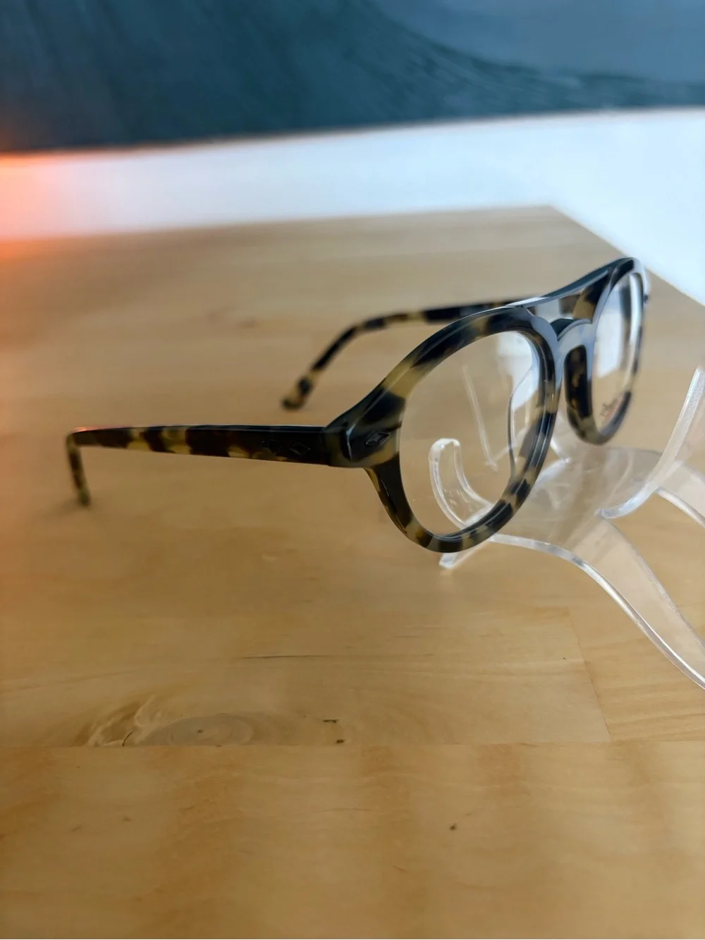 Randy Jackson Limited Edition X131 Tokyo Tortoise Round Double Bridge Eyeglasses